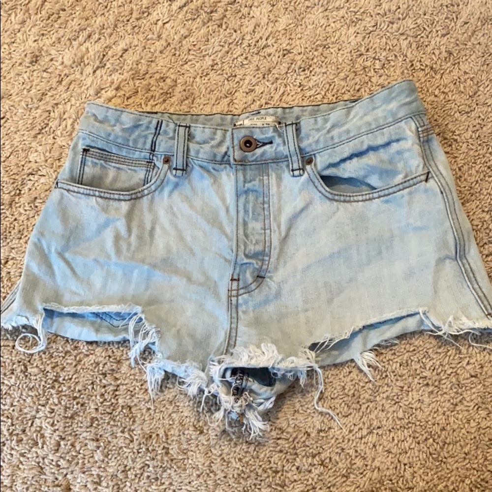 Free People Denim Shorts